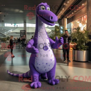 Lilla Brachiosaurus maskot...