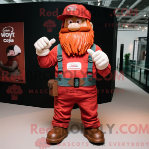 Red Chief-maskotdraktfigur...