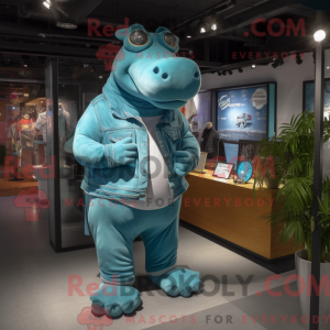 Turquoise Nijlpaard...