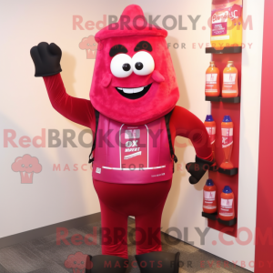 Magenta Bottle Of Ketchup...
