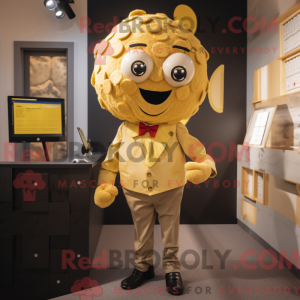 Maskottchenkostüm Gold...