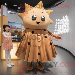 Brown Ray mascot costume...