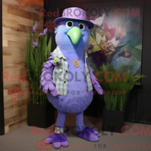 Lavender Kiwi mascot...