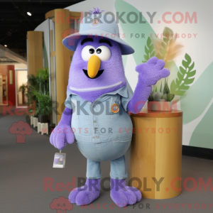 Lavender Kiwi mascot...