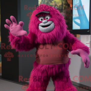 Costume mascotte Magenta...