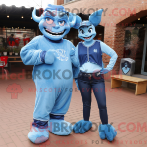Maskottchenkostüm Blue...