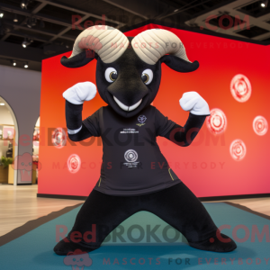 Maskottchenkostüm Black Ram...
