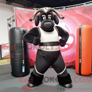 Black Ram maskot kostume...