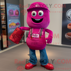 Magenta Grenade mascot...
