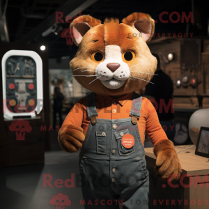 Rust Cat maskot drakt...