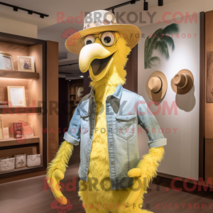 Citrongul struds maskot...