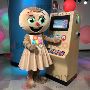 Tan Gumball Machine mascot...