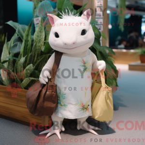 White Axolotls mascot...