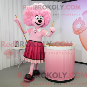 Pink Shepard S Pie mascot...