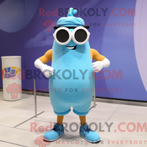 Sky Blue Moussaka mascot...