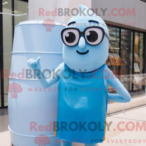 Sky Blue Moussaka mascot...