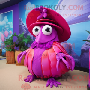 Disfraz de mascota Magenta...