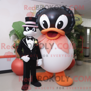 Peach Hydra mascot costume...