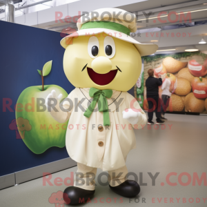 Crème Apple-mascottekostuum...