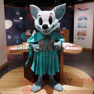Postava maskota Teal Bat...