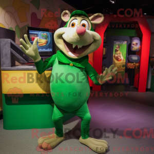 Green Ratatouille mascot...