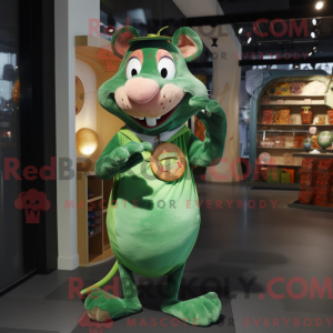 Green Ratatouille mascot...