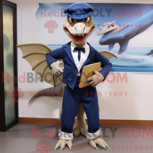 Navy Dimorphodon mascot...