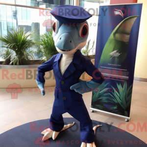 Navy Dimorphodon maskot...