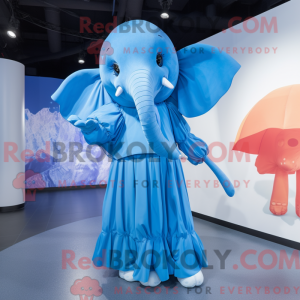 Blue Elephant mascot...