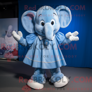 Blue Elephant mascot...