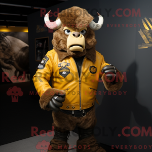 Máscara Gold Bison com...
