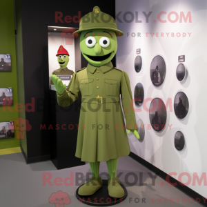 Olive Soldier maskot...