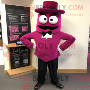 Magenta Falafel mascot...