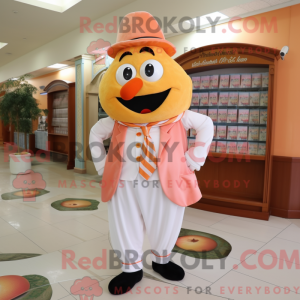 Peach Gyro mascot costume...