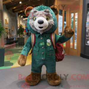 Forest Green Bear maskot...