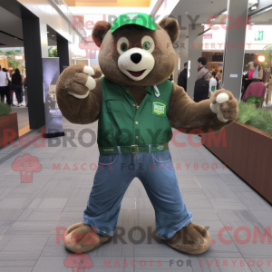 Forest Green Bear mascot...