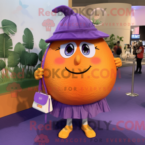 Purple Grapefruit mascot...