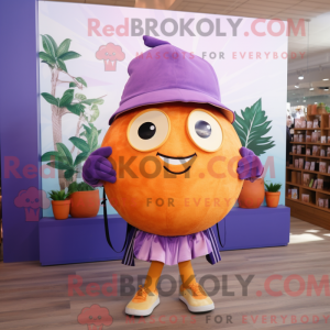 Purple Grapefruit mascot...