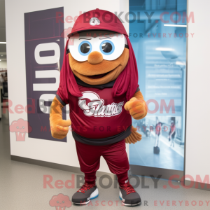 Maroon Momentum mascot...