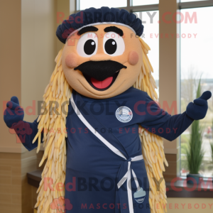 Navy Spaghetti mascot...