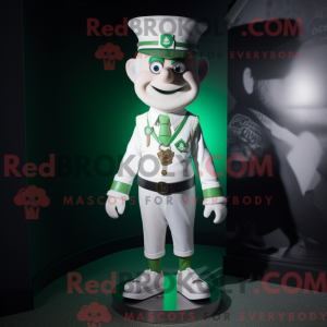 White Leprechaun mascot...