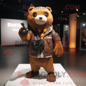 Rust Camera mascot costume...