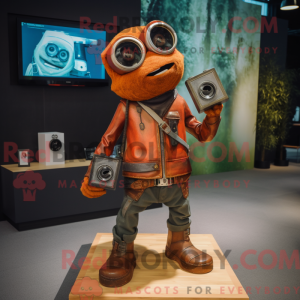 Rust Camera Maskot Drakt...