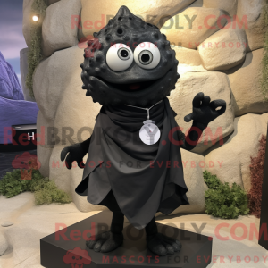 Black Oyster mascot costume...