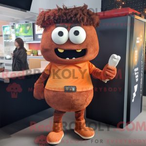 Rust Burgers mascot costume...