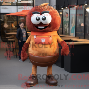 Rust Burgers mascot costume...