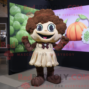 Brown Cauliflower mascot...
