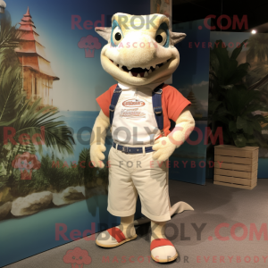 Cream Barracuda mascot...