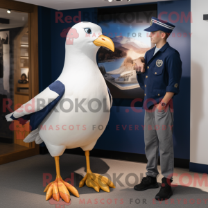 Maskottchenkostüm Navy Gull...