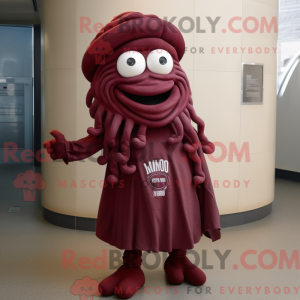 Maroon Medusa mascot...